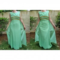 Green vintage dress
