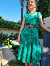 Floral vintage dress