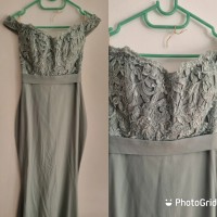 Sage maxi dress