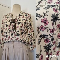 Floral boho blouse
