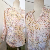 Foral Old khaki blouse	
