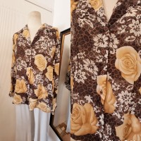 Brown vintage blouse